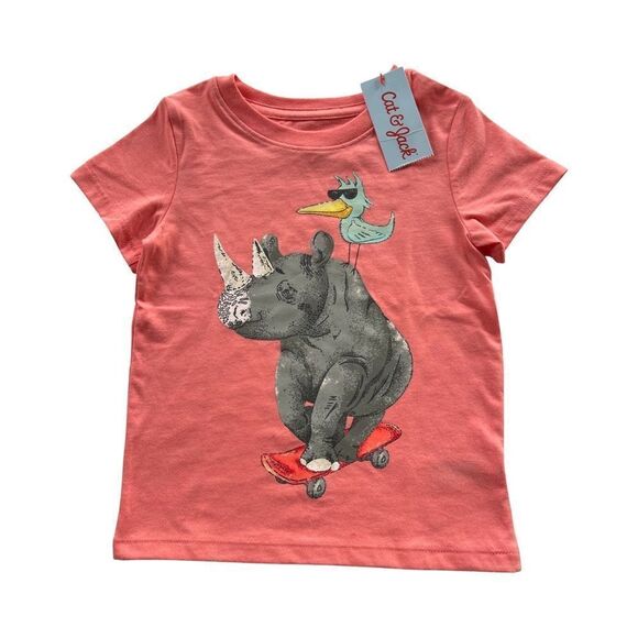 Toddler Boys' Short Sleeve Graphic T-Shirt - Cat & Jack™ Size 2T - Picture 1 of 4